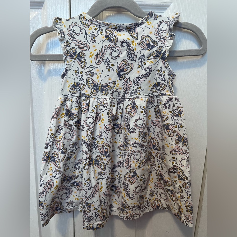 Tommy Bahama Kids Dress with Butterfly and Leaf Print - Picture 2 of 4